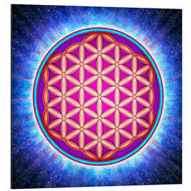 Aluminium print Flower Of Life - Primal Energy