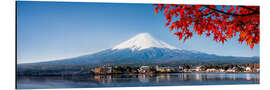 Cuadro de aluminio Mount Fuji and Lake Kawaguchiko in autumn