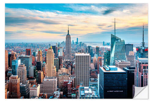 Naklejka na ścianę Top Of The Rock, New York City