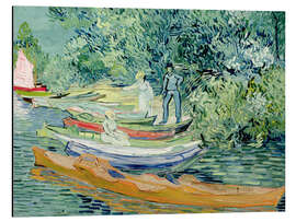 Magnettafel Am Ufer der Oise bei Auvers