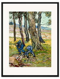 Gerahmter Kunstdruck Die Erdarbeiter