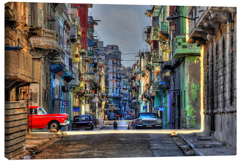 Canvas print In the streets of Havana