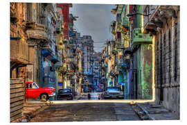 Foam board print In the streets of Havana