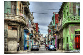 Magnettafel In den Staßen von Havanna