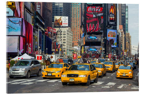 Acrylglas print New York City Traffic