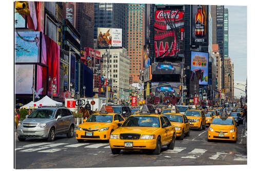 Quadro em plexi-alumínio New York City Traffic