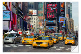 Selvklebende plakat New York City Traffic