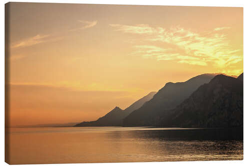 Leinwandbild Gardasee Italien