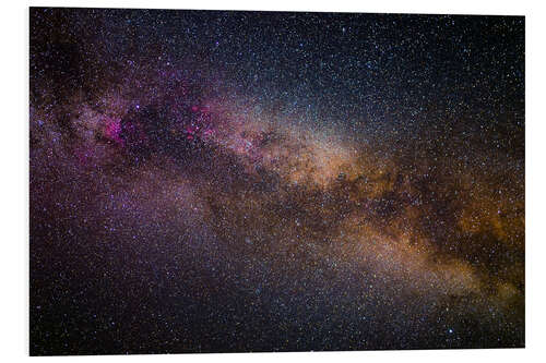 Foam board print Milky Way - The starry sky