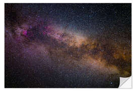 Muursticker Milky Way - The starry sky