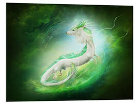 PVC print White dragon