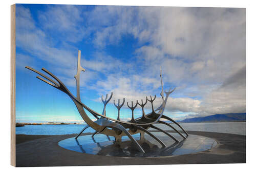 Stampa su legno Reykjavik