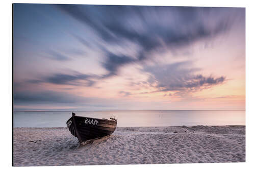 Aluminiumtavla Lonely Boat #1 | Rügen | Germany