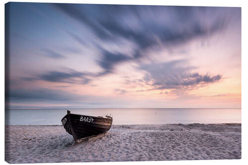 Canvas print Lonely Boat #1 | Rügen | Germany