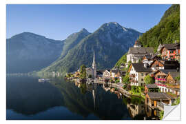 Sticker mural Hallstatt dans le Salzkammergut en Autriche