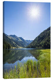 Canvas print Mountain Lake, Styria, Austria