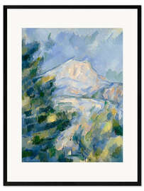 Framed art print La montagna sainte victoire