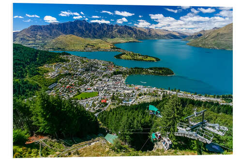 Hartschaumbild Queenstown Neuseeland