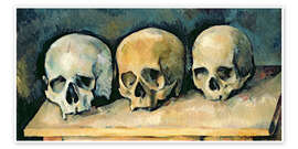 Poster Still Life, Three Skulls