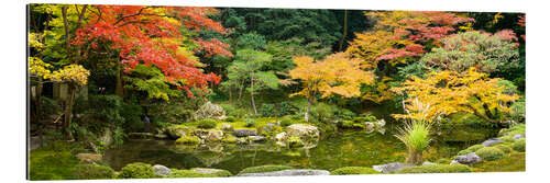 Gallery Print Japanischer Garten im Herbst