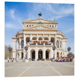 Foam board print Alte Oper in Frankfurt, Germany