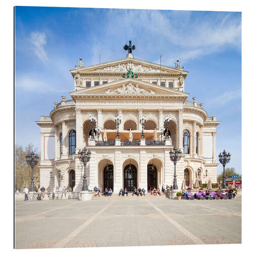 Tableau en plexi-alu Alte Oper in Frankfurt, Germany