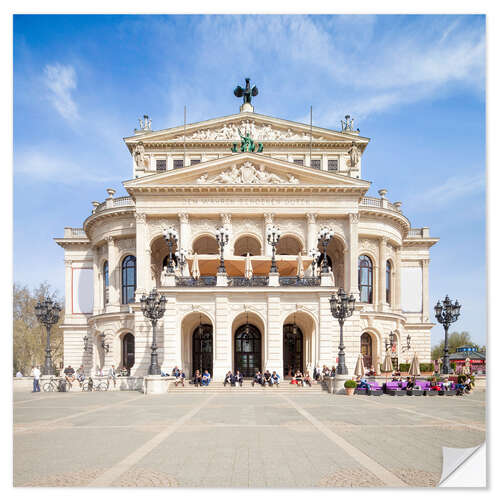 Selvklebende plakat Alte Oper in Frankfurt, Germany