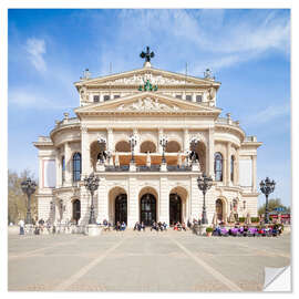 Selvklebende plakat Alte Oper in Frankfurt, Germany