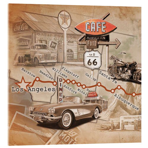 Akryylilasitaulu Los Angeles Road Trip