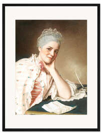 Gerahmter Kunstdruck Mademoiselle Louise Jacquet