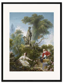 Framed art print The Progress of Love: The Meeting