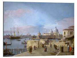 Magnettafel Eingang zum Canal Grande von der Molo