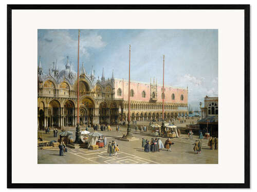Kehystetty taidepainatus The Square of Saint Mark’s, Venice
