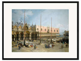 Kehystetty taidepainatus The Square of Saint Mark’s, Venice