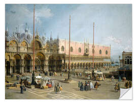 Autocolante decorativo The Square of Saint Mark’s, Venice