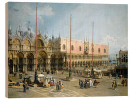 Cuadro de madera Plaza de San Marcos en Venecia