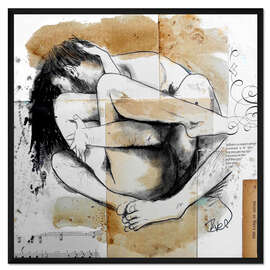 Gerahmter Kunstdruck Umarmung