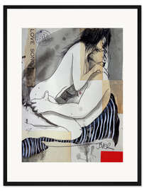 Gerahmter Kunstdruck Liebeslied