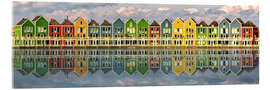 Cuadro de metacrilato The Colourful Houses of Houten, Netherlands - Sabine Wagner