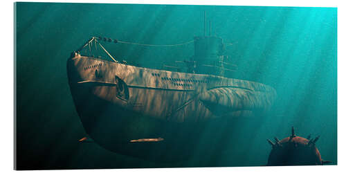 Quadro em acrílico Atlantic 1940