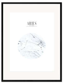 Inramat konsttryck ARIES | ARIES