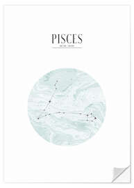 Naklejka na ścianę PISCES | FISH