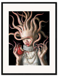 Framed art print Tentacle Girl