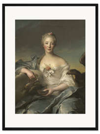 Gerahmter Kunstdruck Madame Le Fevre de Caumartin als Hebe