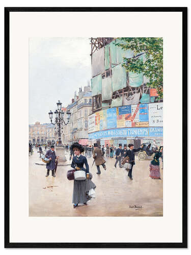 Framed art print Paris, Rue du Havre