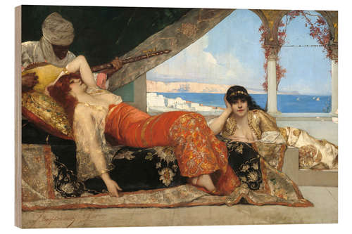 Cuadro de madera The Favorite of the Emir