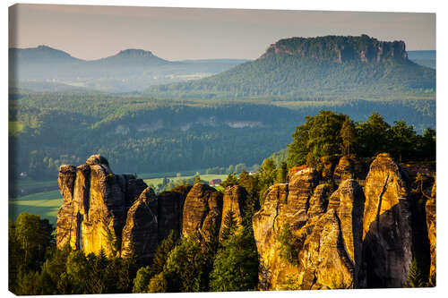 Canvastavla Saxon Switzerland - Bastei