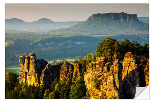 Vinilo para la pared Saxon Switzerland - Bastei