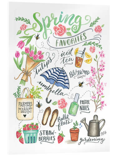 Akryylilasitaulu Spring Favorites