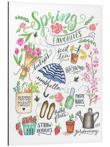 Aluminiumsbilde Spring Favourites